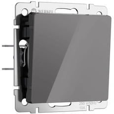 Изображение Выключатель одноклавишный проходной (графит акрил) W1112044